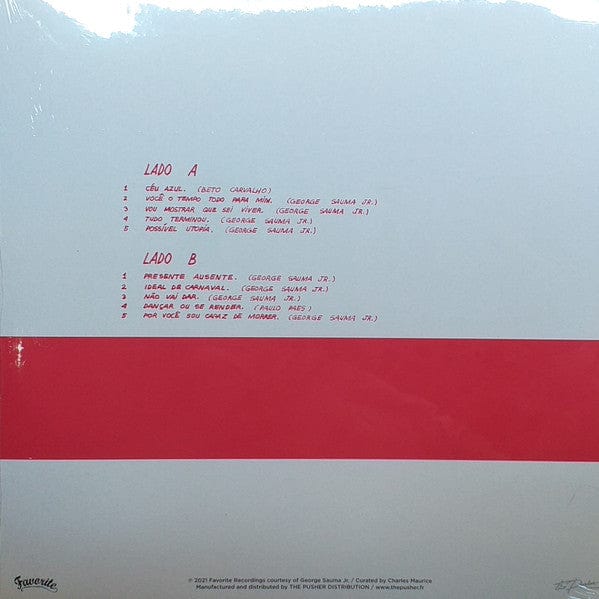 George Sauma Jr. – George Sauma Jr. (LP, Favorite Recordings, 2021) Back Cover