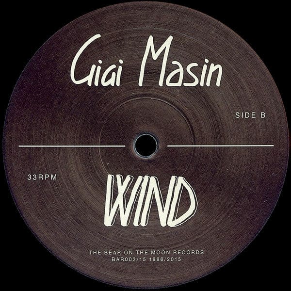 Gigi Masin - Wind (LP) The Bear On The Moon Records,The Bear On The Moon Records Vinyl 783024551054