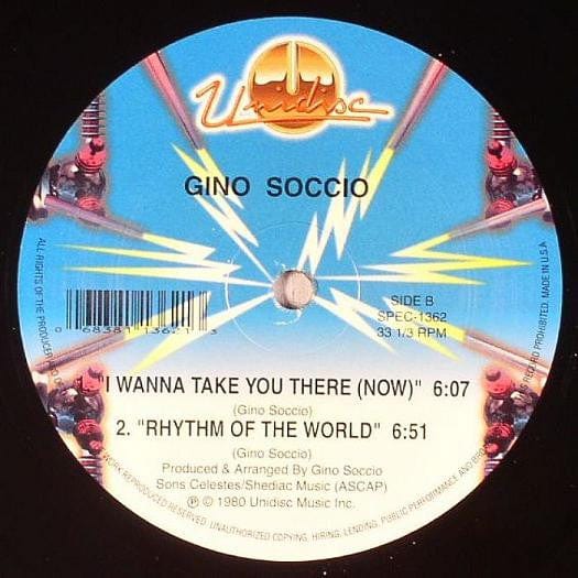 Gino Soccio – Try It Out (12", Unidisc) Back Cover