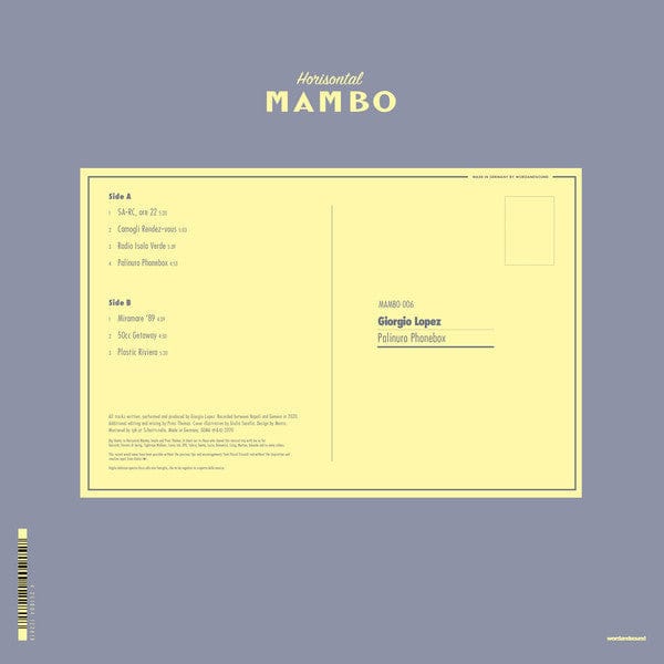 Giorgio Lopez (2) - Palinuro Phonebox (LP) Horisontal Mambo