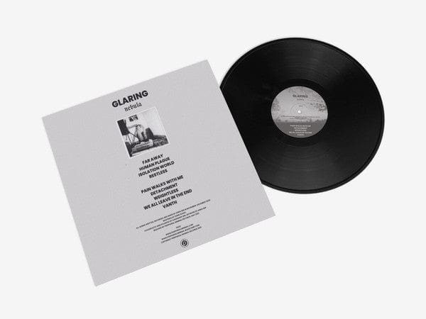 Glaring – Nebula (LP, Peripheral Minimal, 2021) Back Cover
