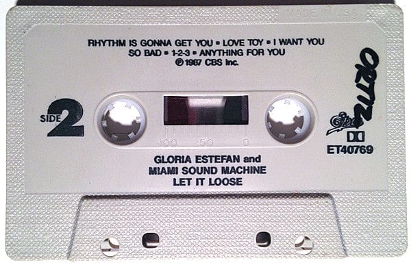 Gloria Estefan And Miami Sound Machine – Let It Loose (Cassette, Epic, 1987) Image 5