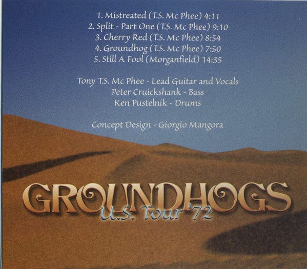 Groundhogs* - U.S. Tour '72 (CD) Akarma CD 8026575073128