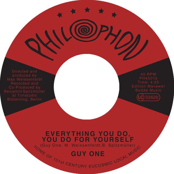 Guy One – Everything You Do, You Do For Yourself (7", Philophon, 2017) Front Cover