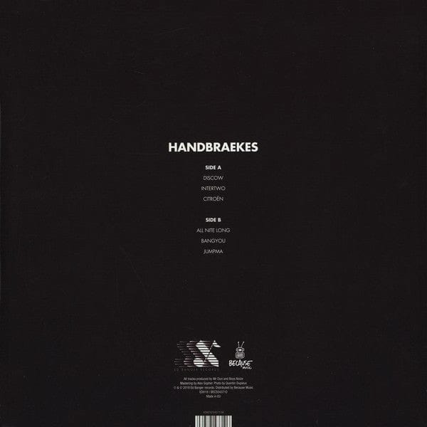Handbraekes - #3 (12", EP) Ed Banger Records, Because Music