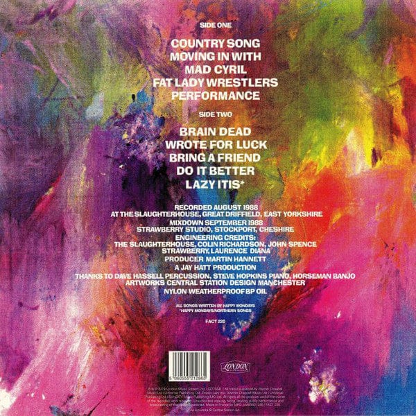 Happy Mondays - Bummed (LP, Album, RE, Emb) London Records, London Records