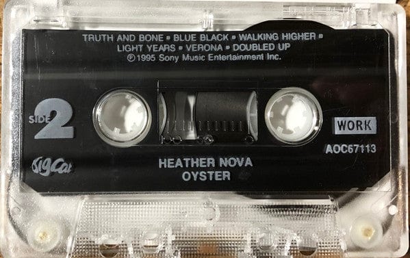 Heather Nova – Oyster (Cassette, Work, 1995) Image 3