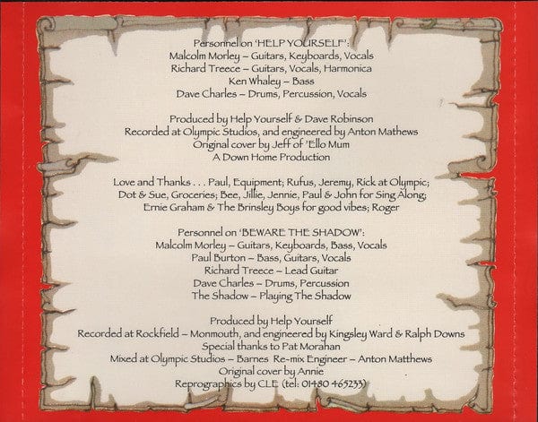 Help Yourself – Help Yourself / Beware The Shadow (CD, BGO Records) Image 5