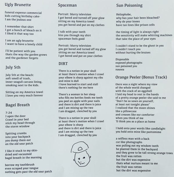 Horse Jumper Of Love – Horse Jumper Of Love (LP, Clear With Bone White Splatter, Joy Void, 2021) Image 5