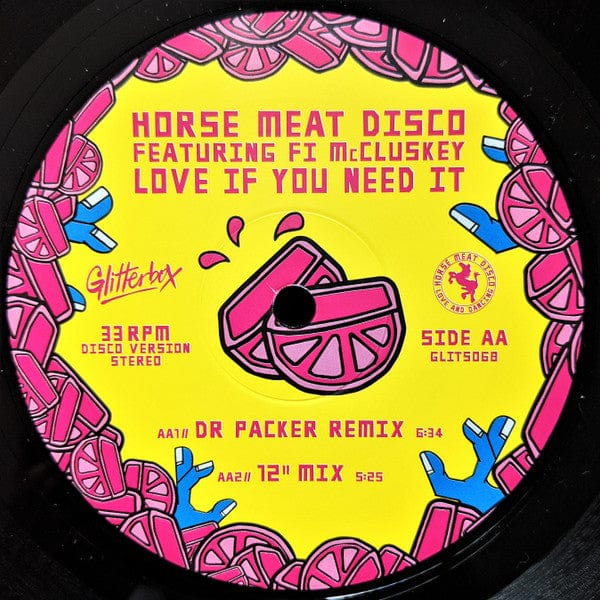Horse Meat Disco Featuring Fi McCluskey - Love If You Need It (12") Glitterbox Vinyl 826194533076