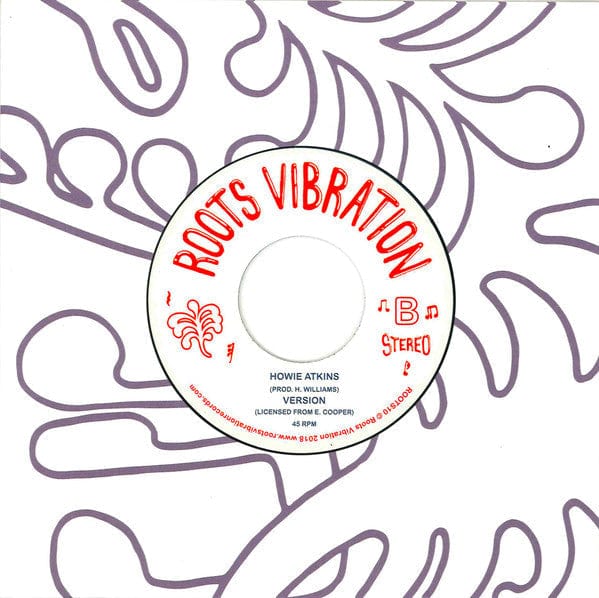 Howie Atkins – Walls Of Babylon (7", Roots Vibration, 2019) Image 4