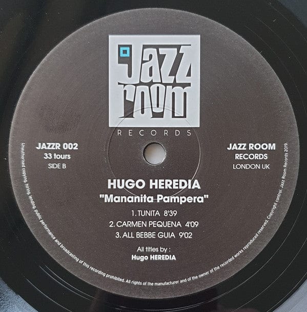 Hugo Heredia – Mananita Pampera (LP, Jazz Room Records, 2019) Image 4
