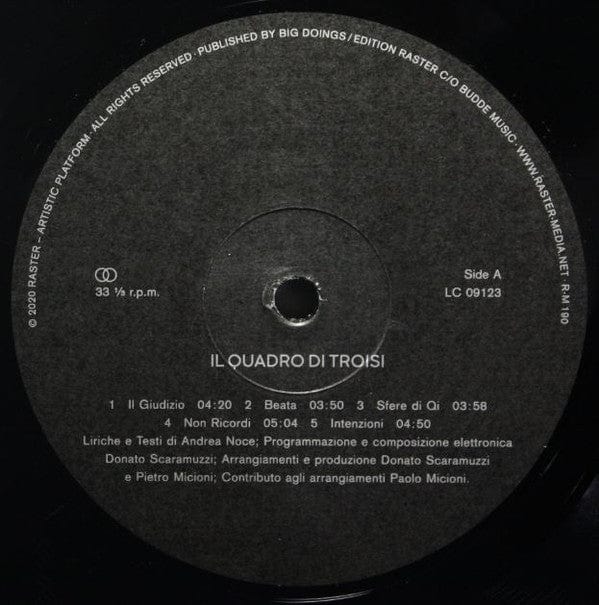 Il Quadro di Troisi - Il Quadro di Troisi (LP) Raster (2) Vinyl