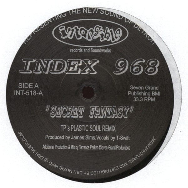 Index 968 - Secret Fantasy (12", RE) Intangible Records & Soundworks