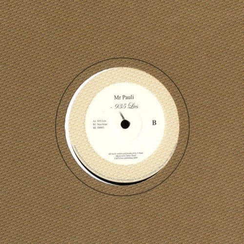 Ingmar Pauli - 935 Lies (12") Clone West Coast Series Vinyl