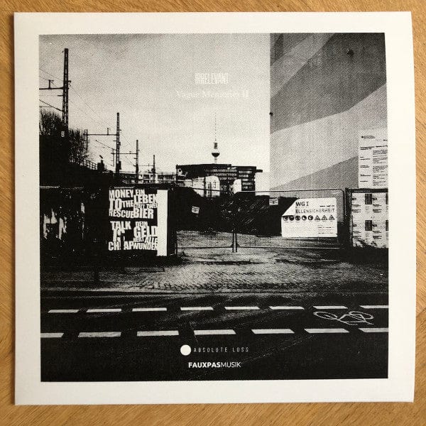 Irrelevant – Vague Memories II (12", Fauxpas Musik, 2018) Back Cover
