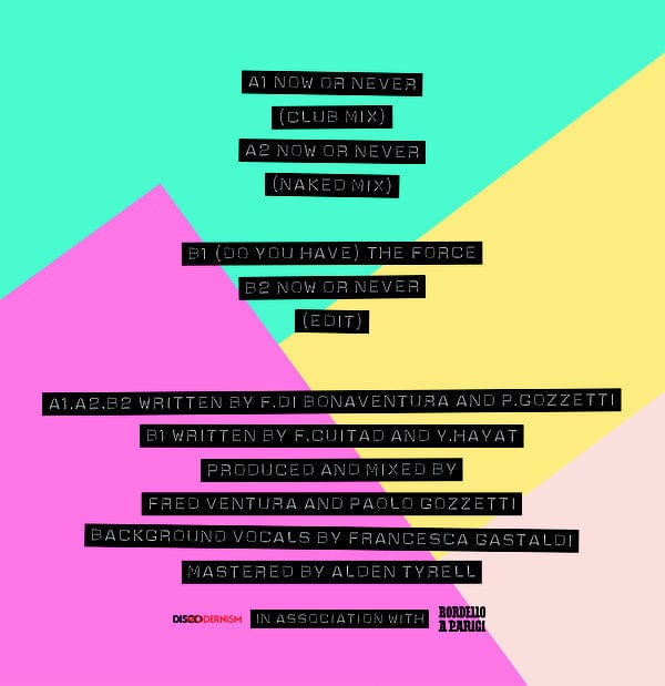 Italoconnection - Now Or Never (12", Maxi) Disco Modernism