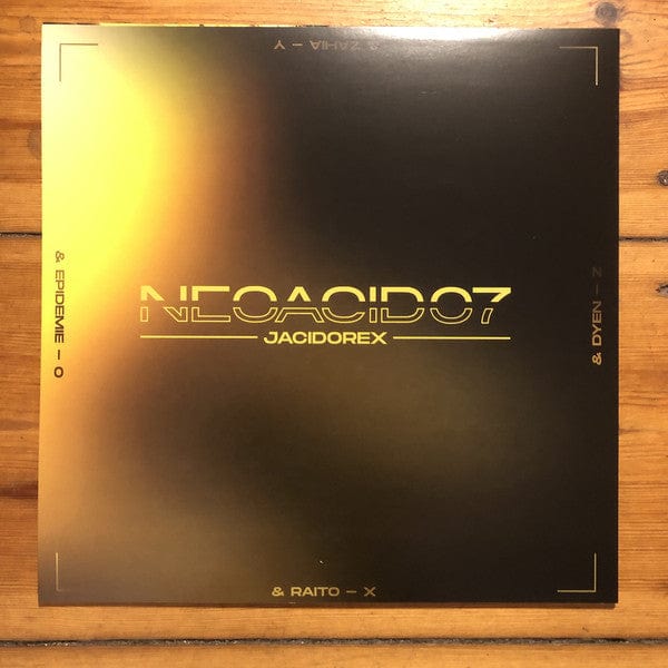 Jacidorex – NEOACID07 (12", Yellow marbled, Neoacid, 2021) Back Cover