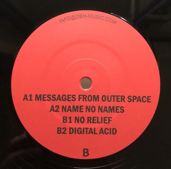 Jaime Read – Never The Future EP (12", Only One Music, 2020) Back Cover