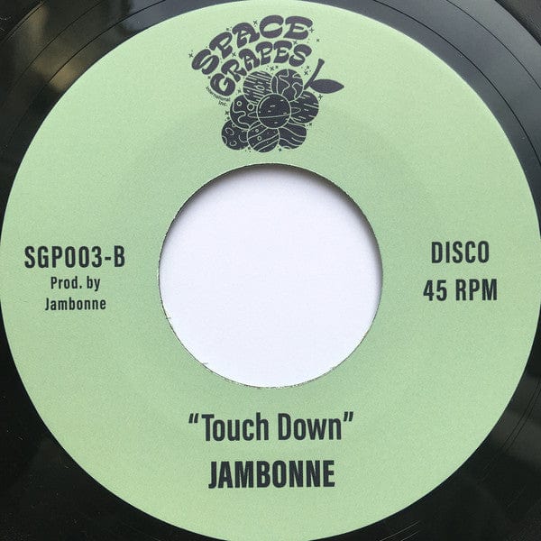 Jambonne – Carpet Ride / Touch Down (7", Space Grapes, 2021) Back Cover