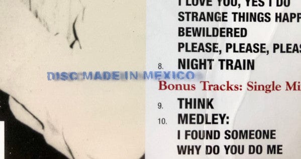 James Brown - Live At The Apollo (1962) Expanded Edition (CD) Polydor,Chronicles CD 602498613702