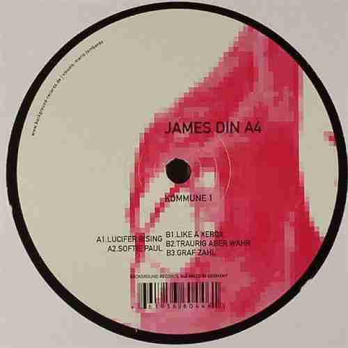 James Din A4 – Kommune 1 (12", Background, 2004) Front Cover