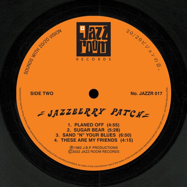 Jazzberry Patch – Jazzberry Patch (LP, Jazz Room Records, 2022) Image 4