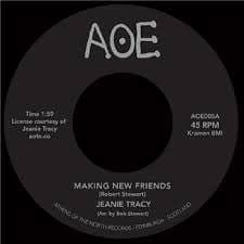 Jeanie Tracy – Making New Friends (7", AOE, 2015) Front Cover