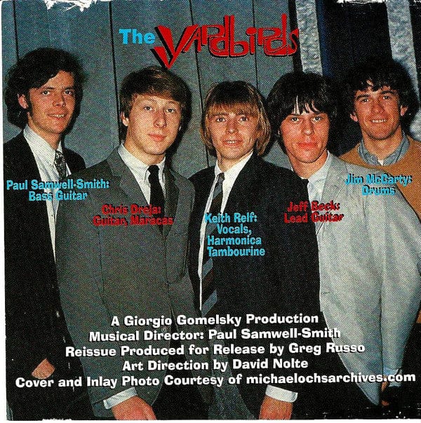 Jeff Beck & The Yardbirds - The Yardbird Years (CD) Fuel 2000,Varèse Sarabande CD 030206119626