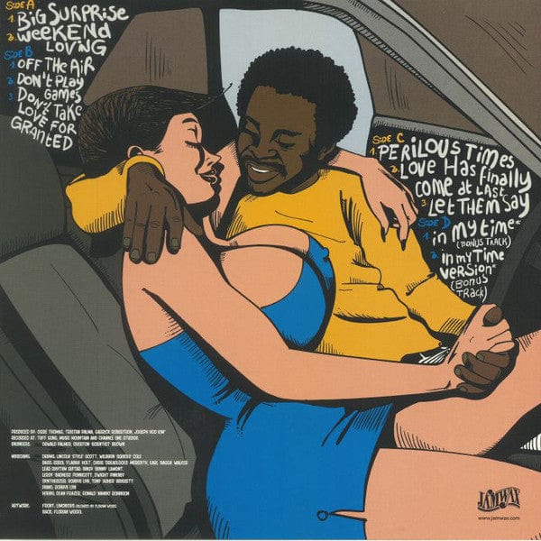 Jennifer Lara – Week-End Loving (2xLP, Jamwax, 2018) Back Cover