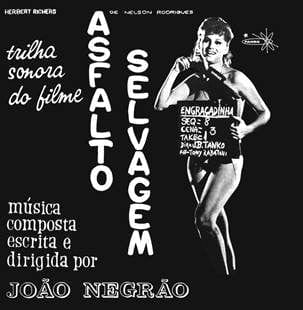 João Negrão - Asfalto Selvagem - Trilha Sonora Do Filme (LP, Mono, Num, RE) Mad About Records
