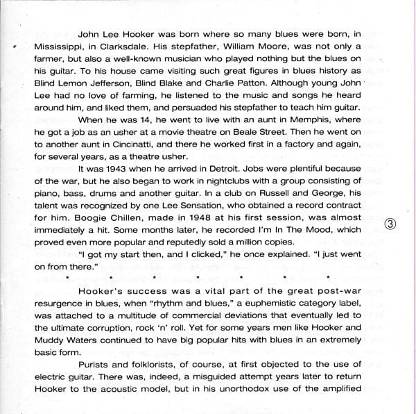 John Lee Hooker - It Serves You Right To Suffer (CD) MCA Records CD 008811202521