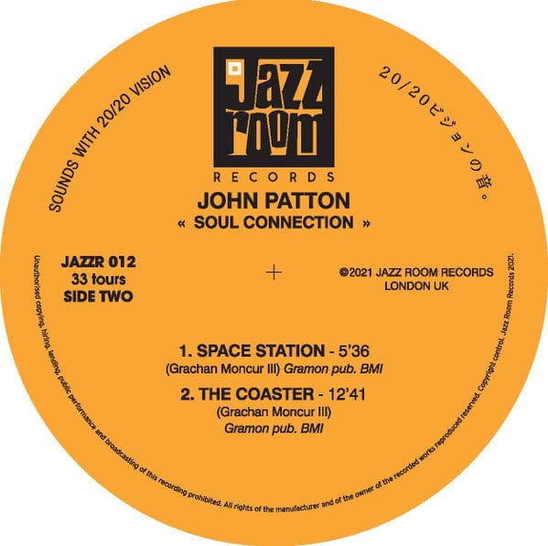 John Patton - Soul Connection (LP) Jazz Room Records Vinyl