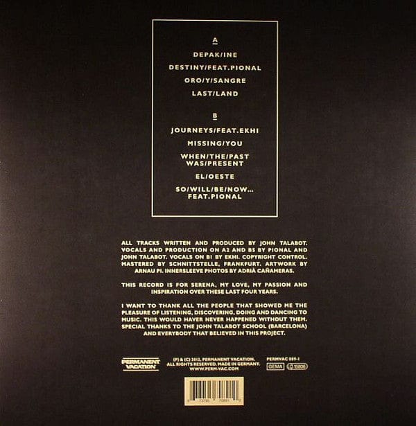 John Talabot - ƒIN on Permanent Vacation at Further Records