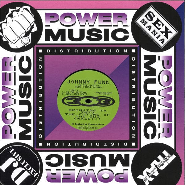 Johnny Funk – In The Ghetto / Here Comes Johnny (12", 303 Records, 2020) Image 4