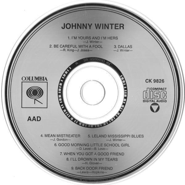 Johnny Winter – Johnny Winter (CD, Columbia) Image 3