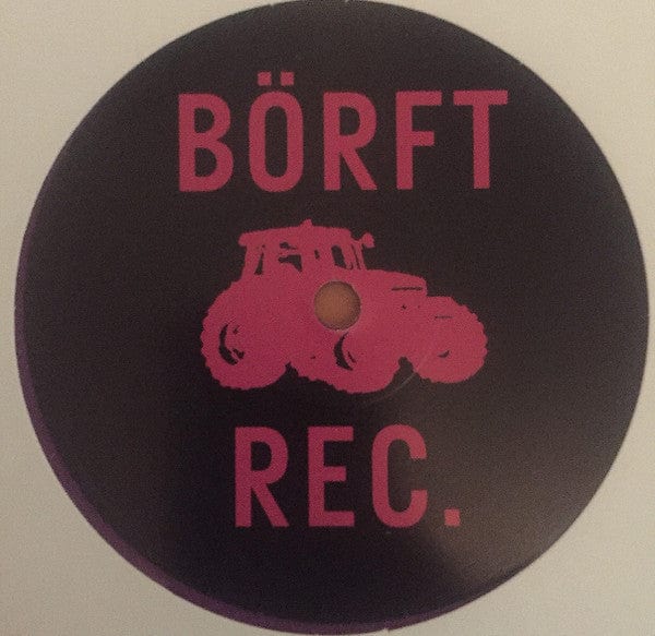 Jon Doppler – Blackberry Vision Algorithm (12", Purple, Börft Records, 2019) Back Cover