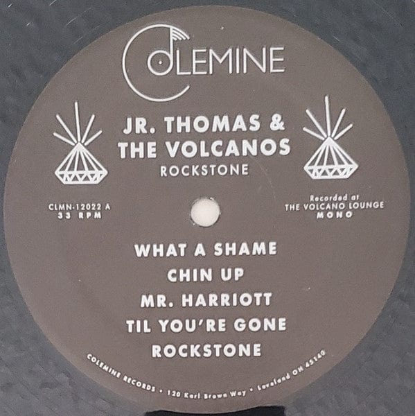 Jr. Thomas & The Volcanos - Rockstone (LP) Colemine Records Vinyl 674862653782