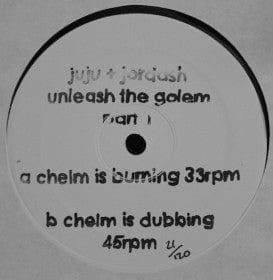 Juju & Jordash – Unleash The Golem Part 1 (12", Golf Channel Recordings, 2011) Front Cover