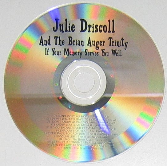Julie Driscoll And The Brian Auger Trinity* - If Your Memory Serves You Well (The Giorgio Gomelsky Sessions) (CD) Dressed To Kill CD 666629139127