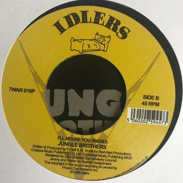 Jungle Brothers – Because I Got It Like That / I'll House You (7", Idlers, 2020) Image 4