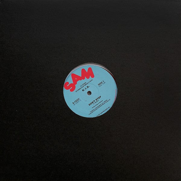 K.I.D. – Don't Stop (12", Red, Sam Records, 2021) Image 3