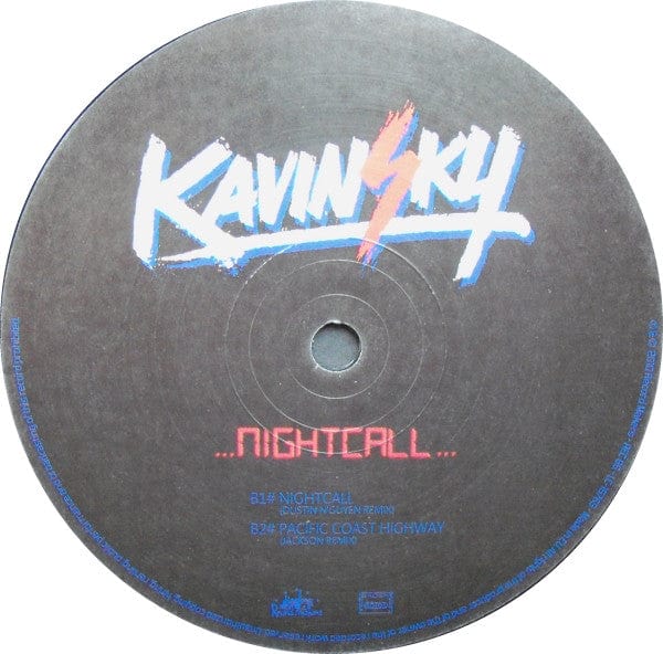 Kavinsky – Nightcall (12", Record Makers, 2012) Image 4