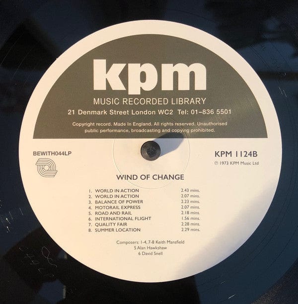 Keith Mansfield Alan Hawkshaw David Snell – Big Business / Wind Of Change (LP, 180g, Be With Records, 2018) Image 4