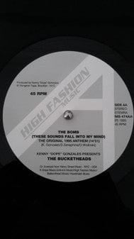 Kenny "Dope" The Bucketheads – The Bomb! (These Sounds Fall Into My Mind) (Massivedrum Remix) (12", High Fashion Music, 2018) Image 4
