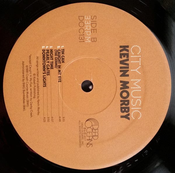 Kevin Morby - City Music (LP) Dead Oceans Vinyl 656605143118