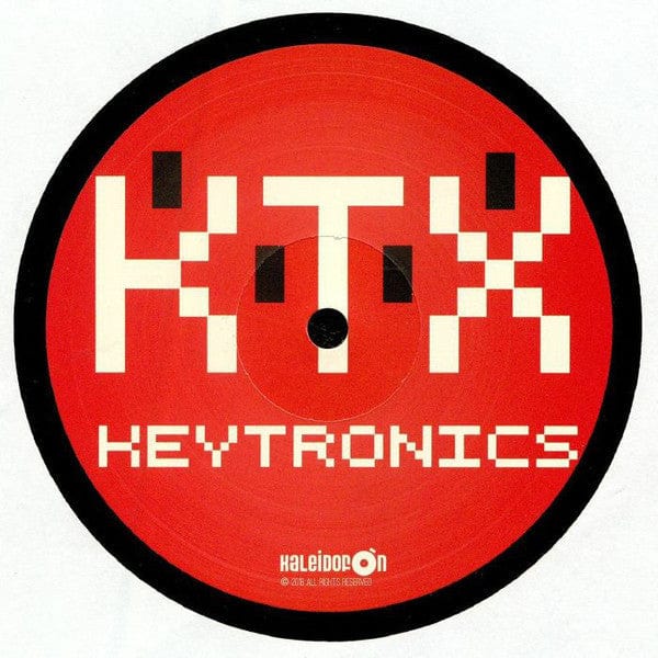 Keytronics – Four House Tracks (12", Kaleidofon, 2018) Back Cover
