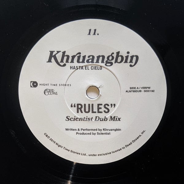 Khruangbin – Hasta El Cielo (LP+7", Night Time Stories, 2019) Image 5