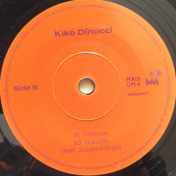 Kiko Dinucci – Rastilho (LP+7", Mais Um Discos, 2020) Image 9