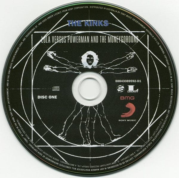 Kinks* - Lola Versus Powerman And The Moneygoround Part One And Percy (CD) Sanctuary,Legacy,BMG,Sony Music CD 0888430895928